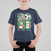 Soccer Football Lover T Shirt For Kid USA Canada Mexico Pride 26
