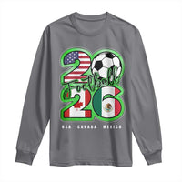 Soccer Football Lover Long Sleeve Shirt USA Canada Mexico Pride 26