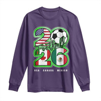 Soccer Football Lover Long Sleeve Shirt USA Canada Mexico Pride 26