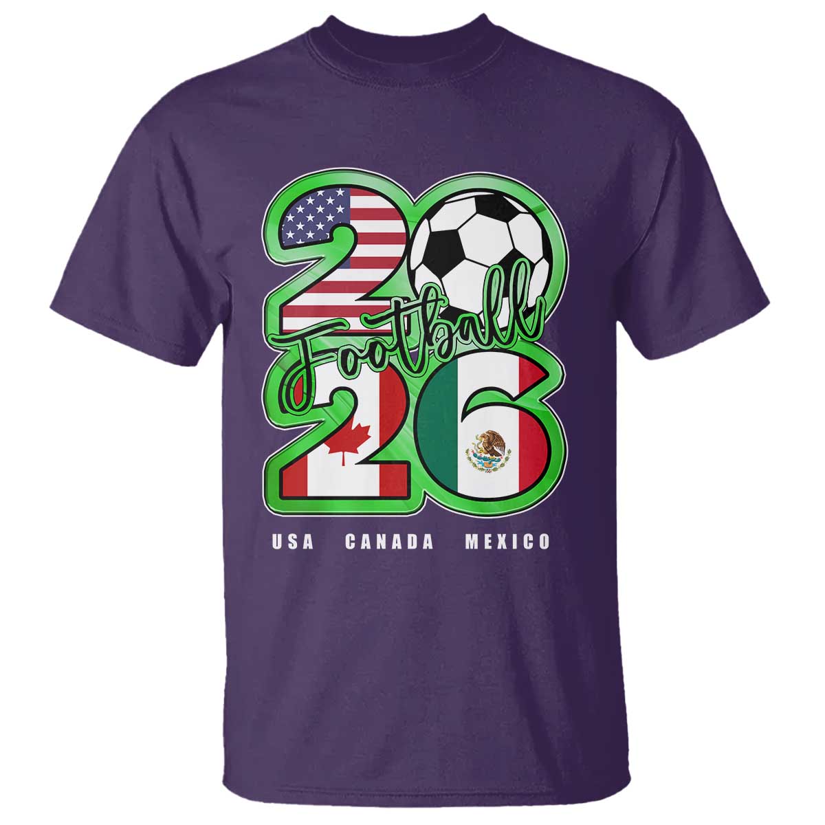 Soccer Football Lover T Shirt USA Canada Mexico Pride 26