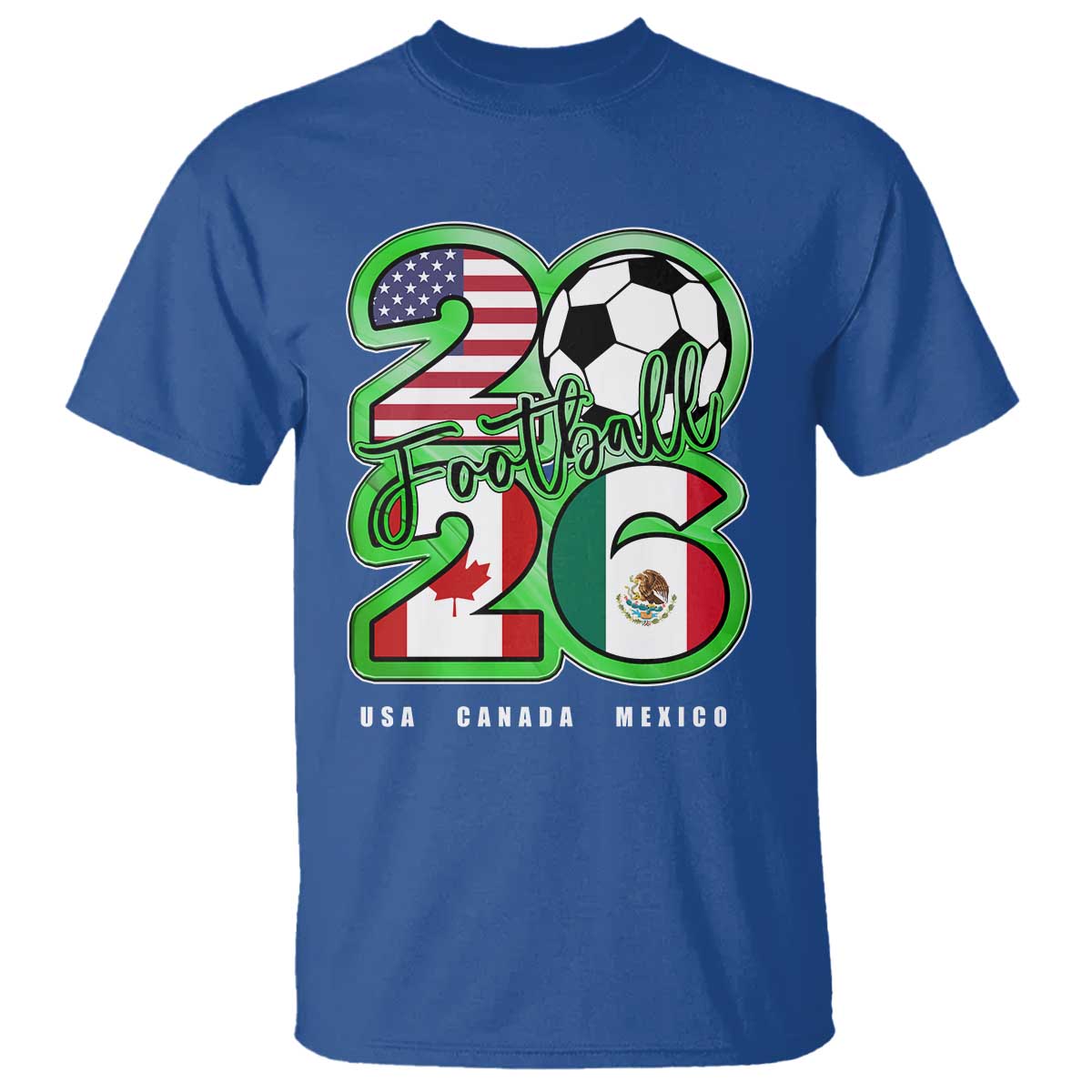 Soccer Football Lover T Shirt USA Canada Mexico Pride 26
