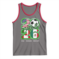 Soccer Football Lover Tank Top USA Canada Mexico Pride 26