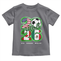 Soccer Football Lover Toddler T Shirt USA Canada Mexico Pride 26