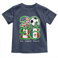 Soccer Football Lover Toddler T Shirt USA Canada Mexico Pride 26