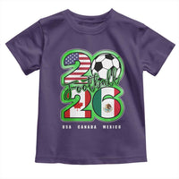 Soccer Football Lover Toddler T Shirt USA Canada Mexico Pride 26