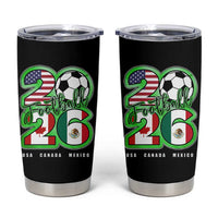 Soccer Football Lover Tumbler Cup USA Canada Mexico Pride 26
