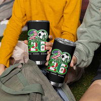 Soccer Football Lover Tumbler Cup USA Canada Mexico Pride 26