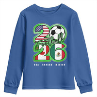Soccer Football Lover Youth Sweatshirt USA Canada Mexico Pride 26