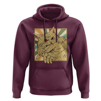 Funny Cat Bite Horror Anime Crazy Kitten Japanese Hoodie - Wonder Print Shop