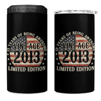 13th Birthday 2026 4 in 1 Can Cooler Tumbler Vintage 2013 Limited Edition 13 Years Of Being Awesome - Wonder Print Shop
