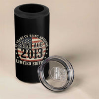 13th Birthday 2026 4 in 1 Can Cooler Tumbler Vintage 2013 Limited Edition 13 Years Of Being Awesome - Wonder Print Shop
