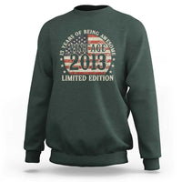13th Birthday 2026 Sweatshirt Vintage 2013 Limited Edition 13 Years Of Being Awesome - Wonder Print Shop