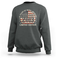 13th Birthday 2026 Sweatshirt Vintage 2013 Limited Edition 13 Years Of Being Awesome - Wonder Print Shop