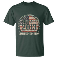 13th Birthday 2026 T Shirt Vintage 2013 Limited Edition 13 Years Of Being Awesome - Wonder Print Shop