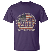 13th Birthday 2026 T Shirt Vintage 2013 Limited Edition 13 Years Of Being Awesome - Wonder Print Shop