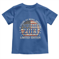 13th Birthday 2026 Toddler T Shirt Vintage 2013 Limited Edition 13 Years Of Being Awesome - Wonder Print Shop