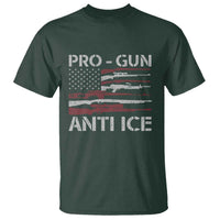 Pro Gun Anti Ice T Shirt Vintage American Flag 2nd Amendment Support