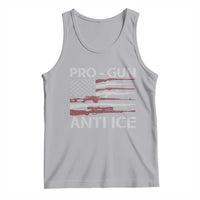 Pro Gun Anti Ice Tank Top Vintage American Flag 2nd Amendment Support
