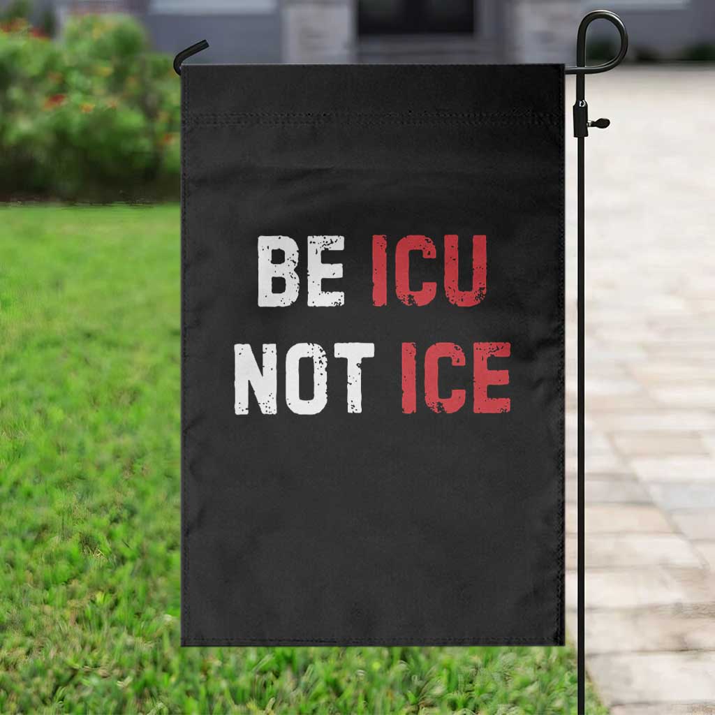 Be ICU Not ICE Garden Flag Alex Pretti Memorial Tribute Minneapolis 2026