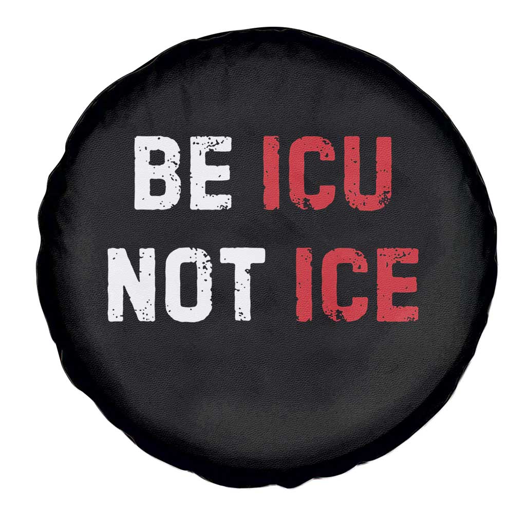 Be ICU Not ICE Spare Tire Cover Alex Pretti Memorial Tribute Minneapolis 2026