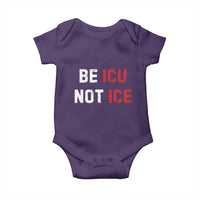 Be ICU Not ICE Baby Onesie Alex Pretti Memorial Tribute Minneapolis 2026