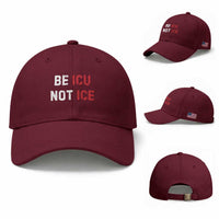 Be ICU Not ICE Baseball Cap Alex Pretti Memorial Tribute Minneapolis 2026