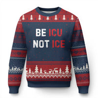Be ICU Not ICE Ugly Christmas Sweater Alex Pretti Memorial Tribute Minneapolis 2026