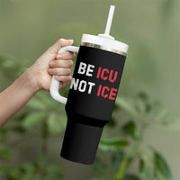 Be ICU Not ICE Tumbler With Handle Alex Pretti Memorial Tribute Minneapolis 2026