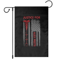 Justice For Alex Pretti Garden Flag Minneapolis Tribute 2026 ICU Nurse American Flag