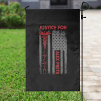Justice For Alex Pretti Garden Flag Minneapolis Tribute 2026 ICU Nurse American Flag
