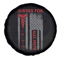 Justice For Alex Pretti Spare Tire Cover Minneapolis Tribute 2026 ICU Nurse American Flag