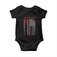 Justice For Alex Pretti Baby Onesie Minneapolis Tribute 2026 ICU Nurse American Flag