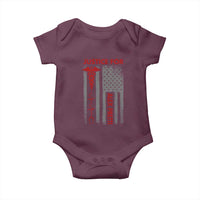 Justice For Alex Pretti Baby Onesie Minneapolis Tribute 2026 ICU Nurse American Flag