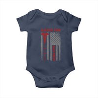 Justice For Alex Pretti Baby Onesie Minneapolis Tribute 2026 ICU Nurse American Flag