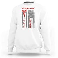Justice For Alex Pretti Sweatshirt Minneapolis Tribute 2026 ICU Nurse American Flag