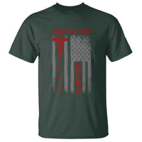 Justice For Alex Pretti T Shirt Minneapolis Tribute 2026 ICU Nurse American Flag