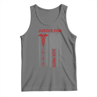 Justice For Alex Pretti Tank Top Minneapolis Tribute 2026 ICU Nurse American Flag