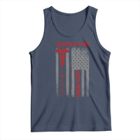 Justice For Alex Pretti Tank Top Minneapolis Tribute 2026 ICU Nurse American Flag