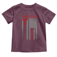 Justice For Alex Pretti Toddler T Shirt Minneapolis Tribute 2026 ICU Nurse American Flag