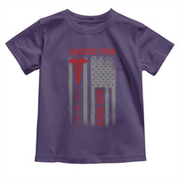 Justice For Alex Pretti Toddler T Shirt Minneapolis Tribute 2026 ICU Nurse American Flag