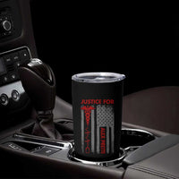 Justice For Alex Pretti Tumbler Cup Minneapolis Tribute 2026 ICU Nurse American Flag