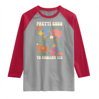 Pretti Good To Abolish Ice Raglan Shirt Minneapolis Protest Political Statement Retro Floral