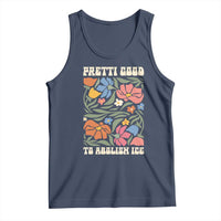 Pretti Good To Abolish Ice Tank Top Minneapolis Protest Political Statement Retro Floral
