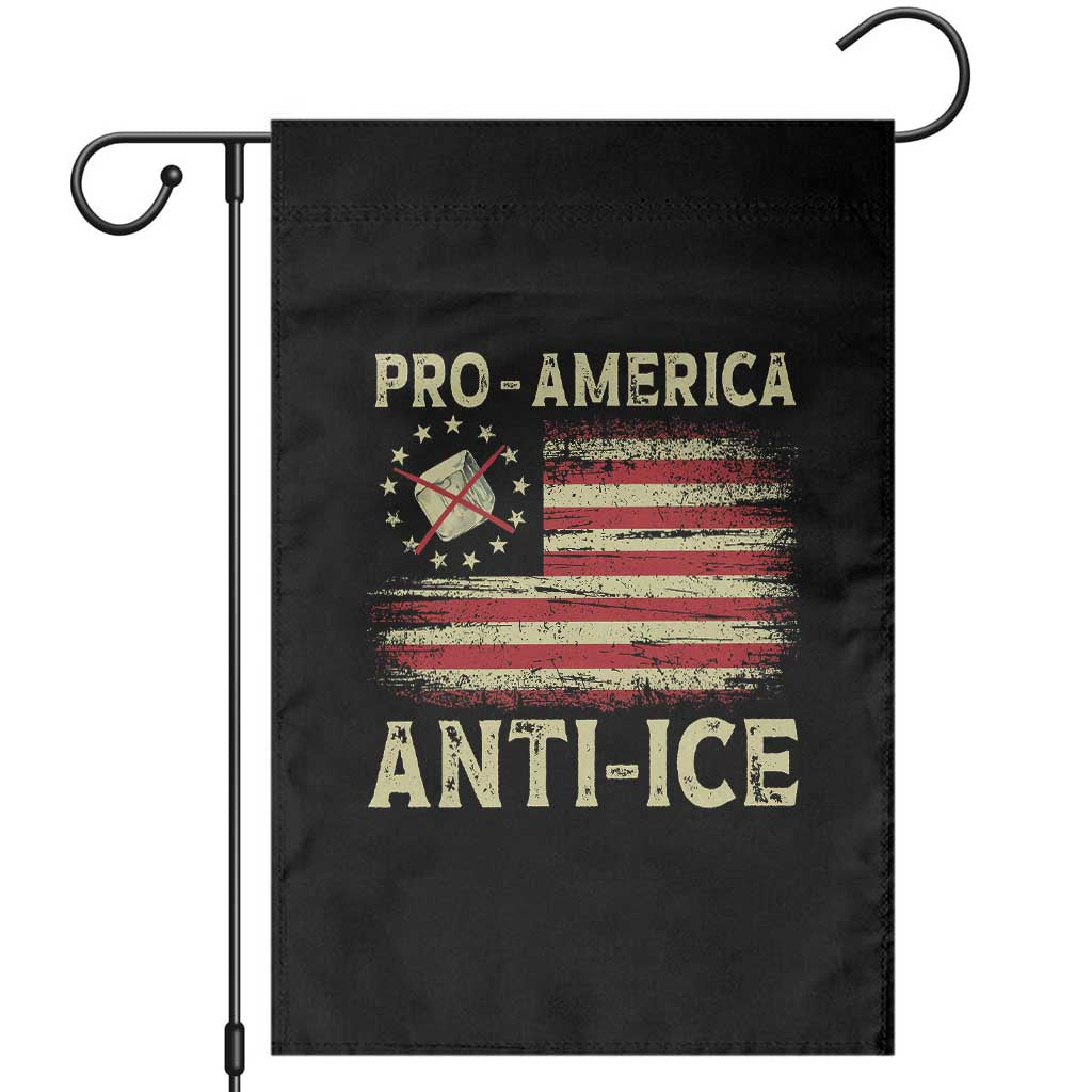 Pro American Anti Ice Garden Flag Resist Protest Support Immigrants Refugee