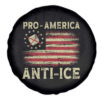 Pro American Anti Ice Spare Tire Cover Resist Protest Support Immigrants Refugee