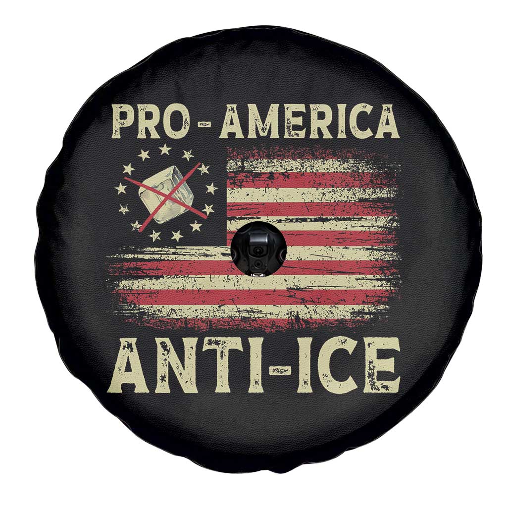 Pro American Anti Ice Spare Tire Cover Resist Protest Support Immigrants Refugee