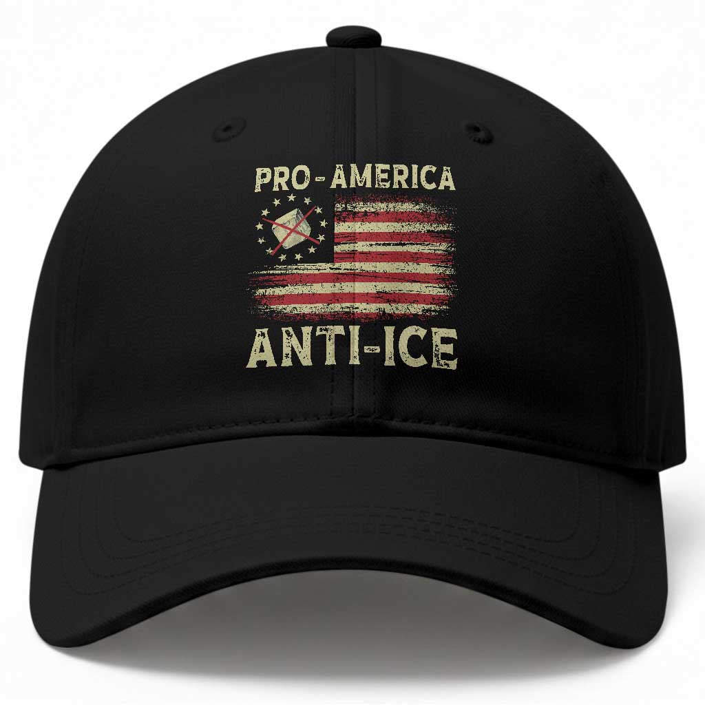 Pro American Anti Ice Baseball Cap Resist Protest Support Immigrants Refugee