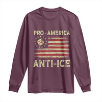 Pro American Anti Ice Long Sleeve Shirt Resist Protest Support Immigrants Refugee