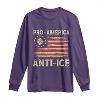 Pro American Anti Ice Long Sleeve Shirt Resist Protest Support Immigrants Refugee