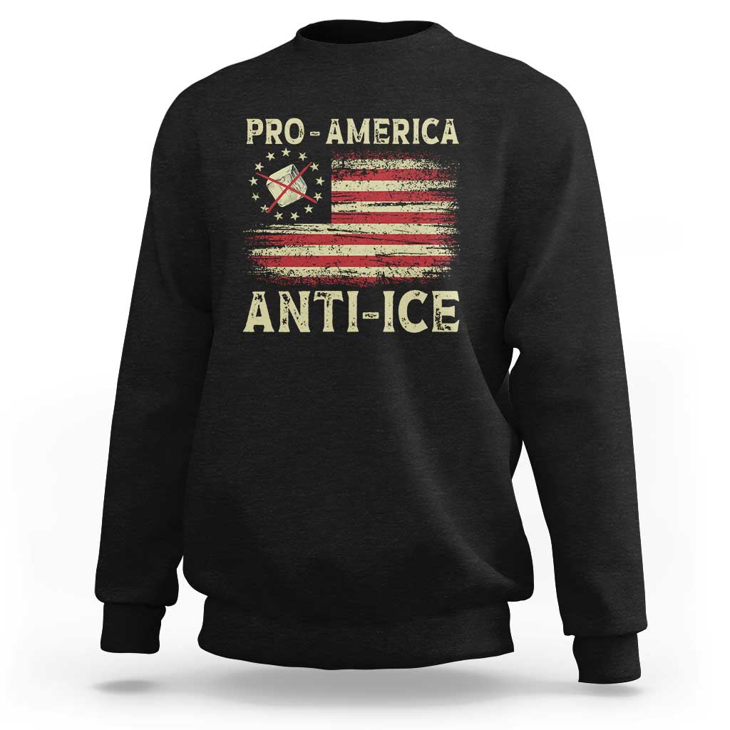 Pro American Anti Ice Sweatshirt Resist Protest Support Immigrants Refugee